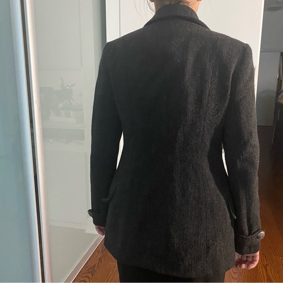 Grey button down jacket size S - Picture 5 of 8